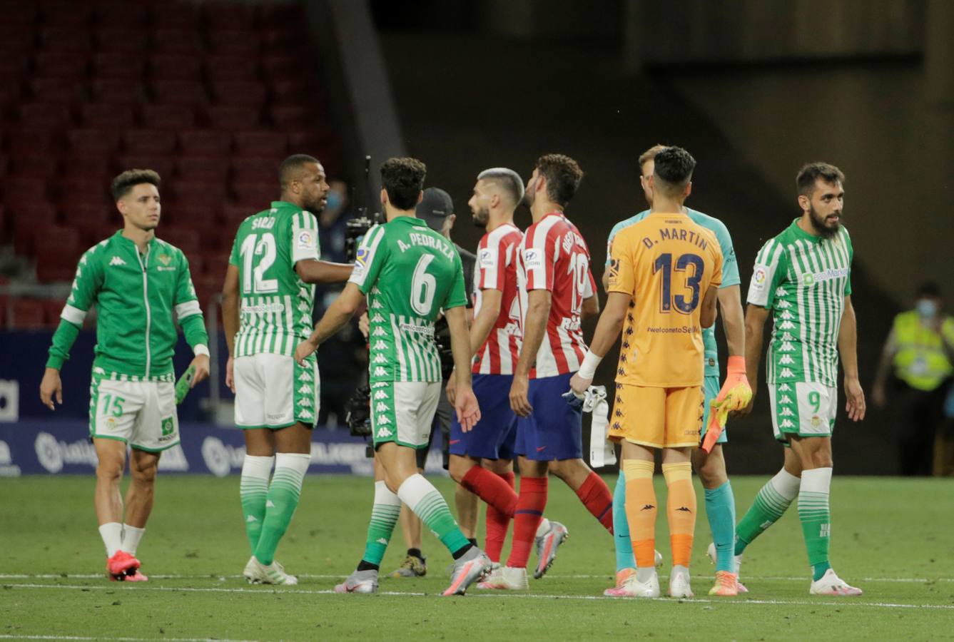 En imágenes, el encuentro entre el Atlético de Madrid y el Betis en el Wanda Metropolitano