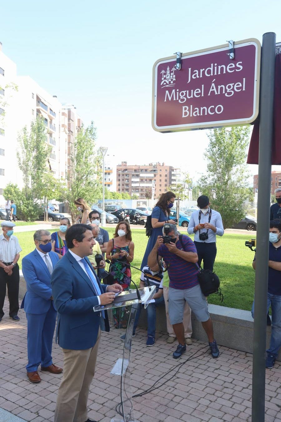 El homenaje a Miguel Ángel Blanco en Córdoba, en imágenes