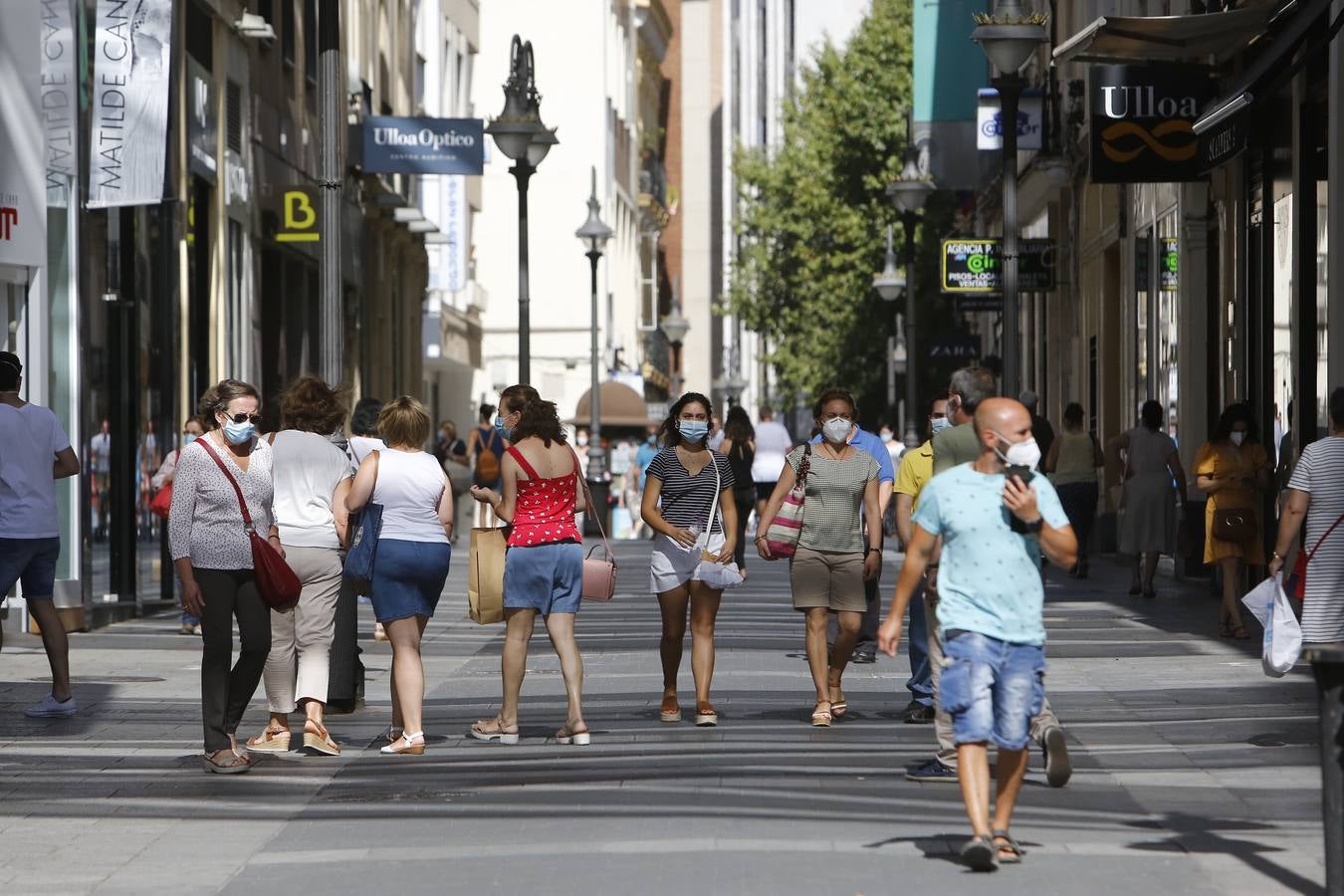 El primer día del uso obligatorio de mascarillas en Córdoba, en imágenes