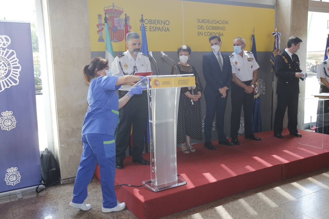 La toma de posesión del nuevo comisario jefe de la Policía Nacional en Córdoba, en imágenes