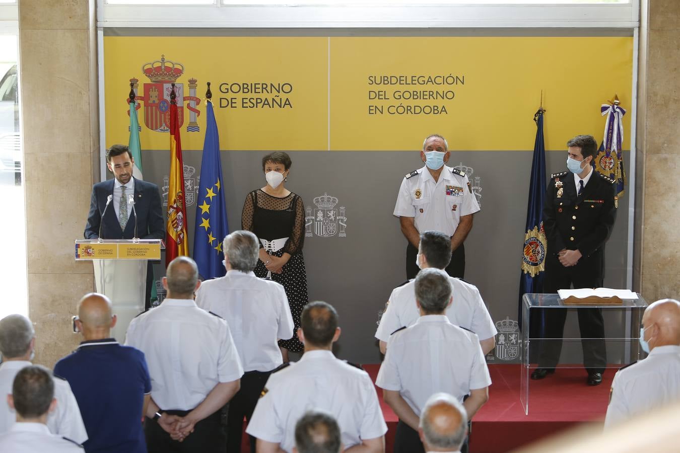 La toma de posesión del nuevo comisario jefe de la Policía Nacional en Córdoba, en imágenes