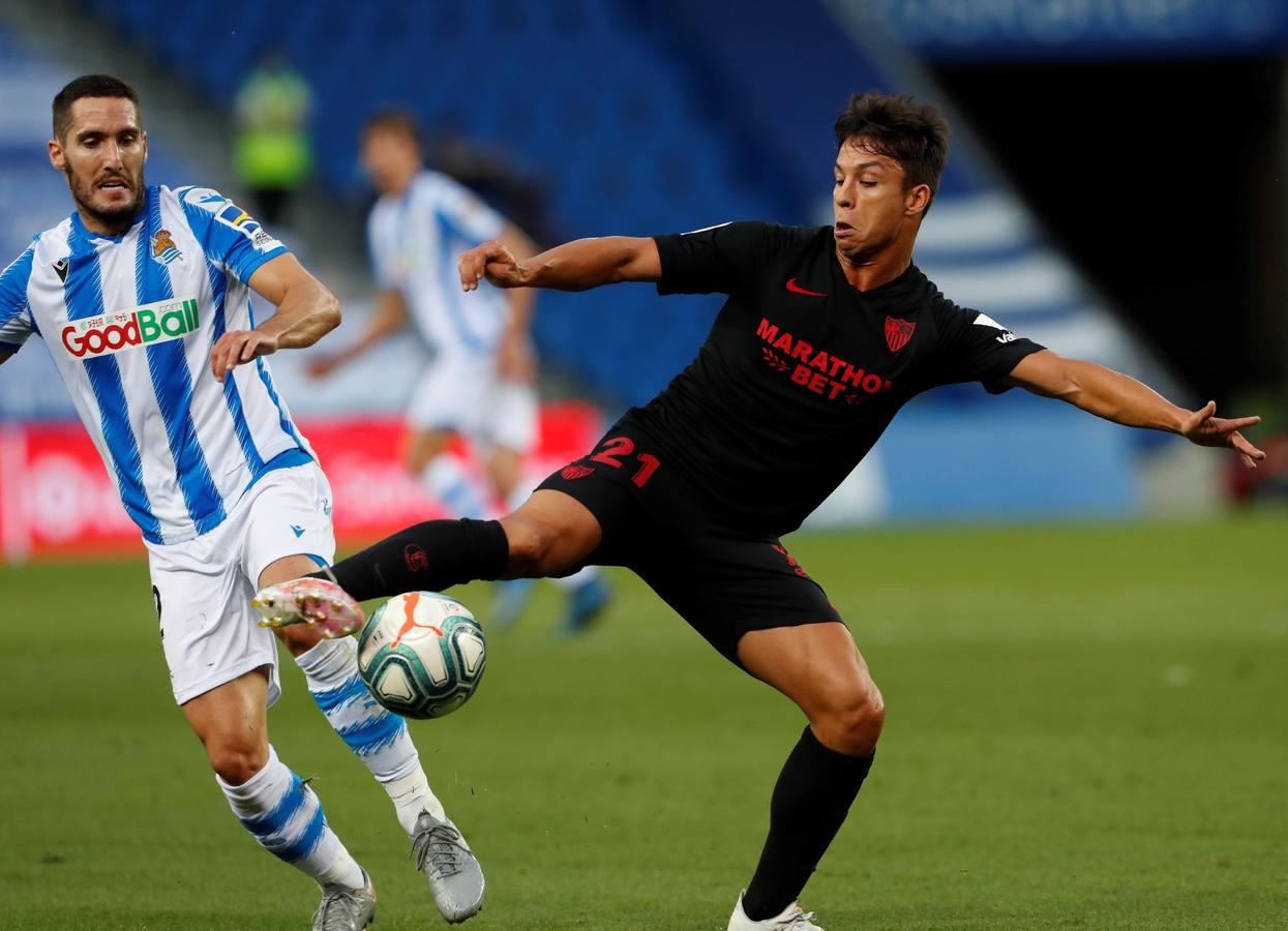 En Imágenes, el encuentro entre la Real Sociedad y el Sevilla FC