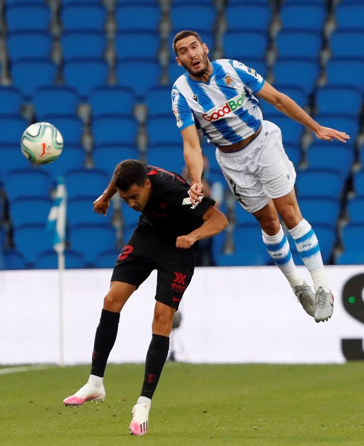 En Imágenes, el encuentro entre la Real Sociedad y el Sevilla FC