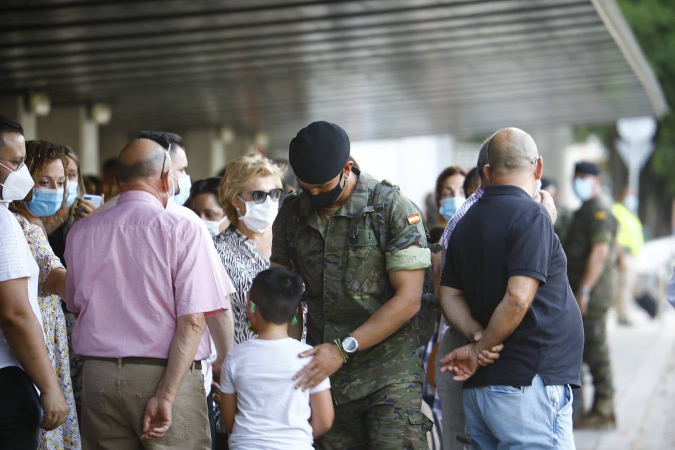 El segundo destacamento de la Bri X procedente de Letonia llega a Córdoba