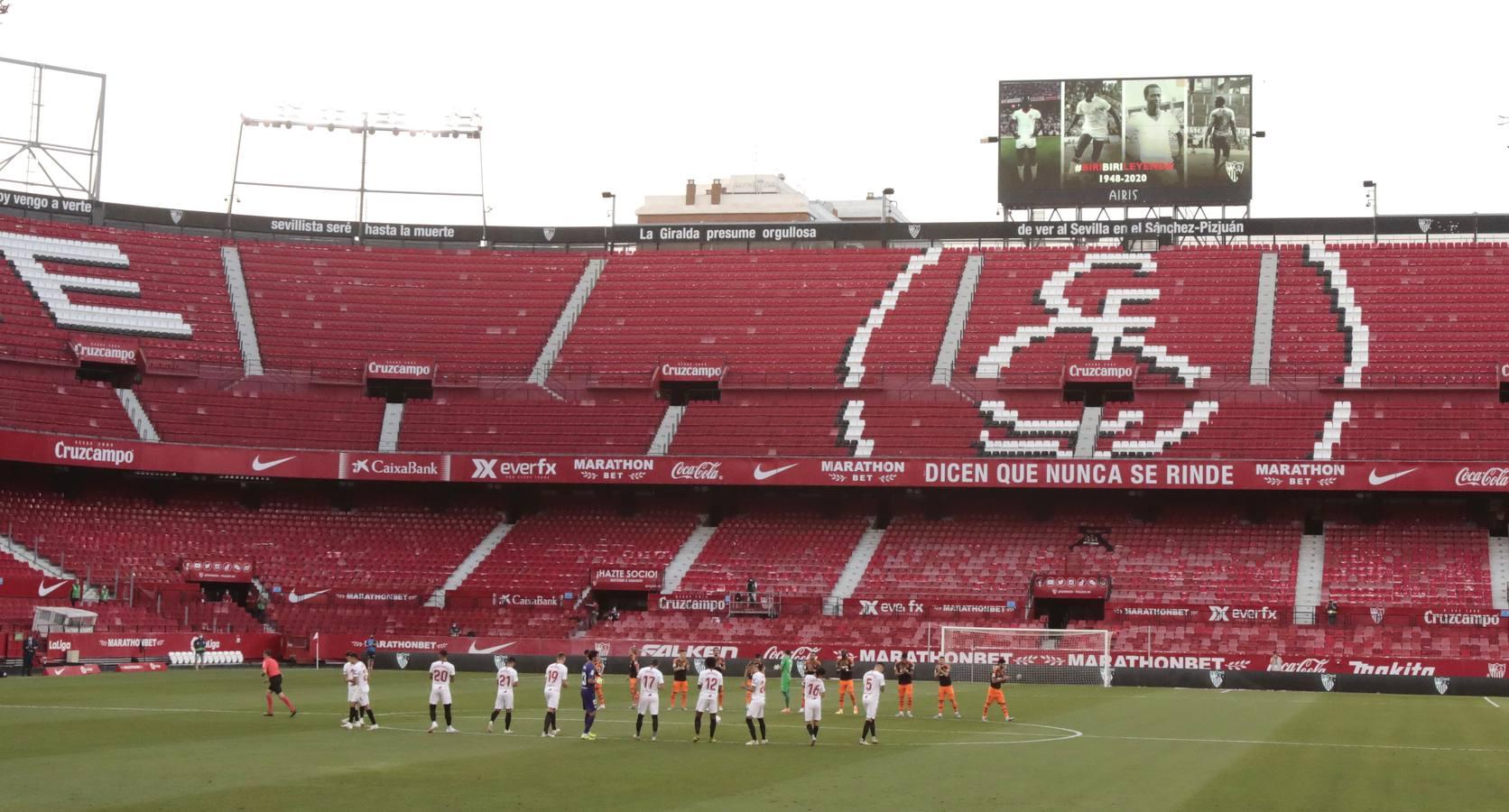 El partido entre el Sevilla y el Valencia, en imágenes