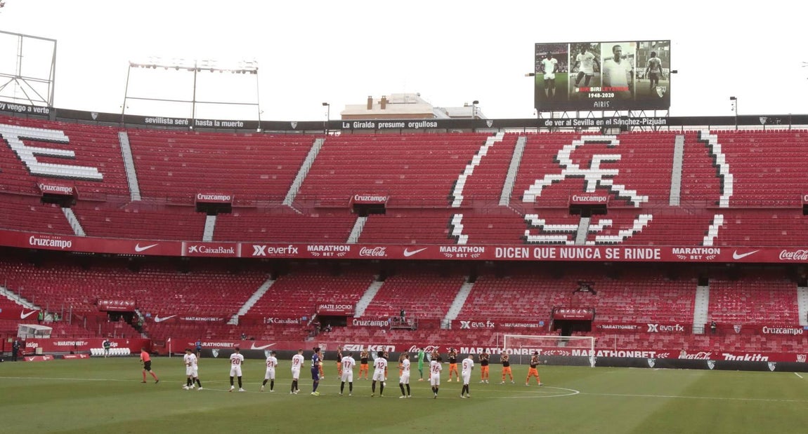 El partido entre el Sevilla y el Valencia, en imágenes