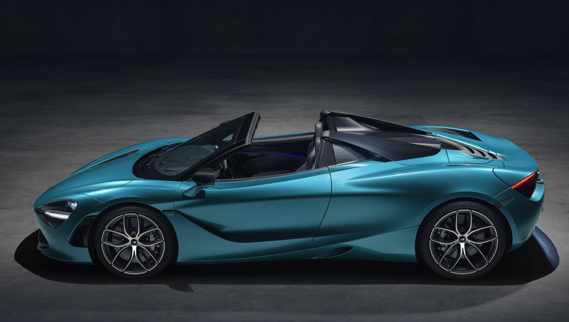 McLaren 720 spider. El McLaren 720 S tiene un rendimiento aerodinámico excelente, un diseño exquisito y un interior de lo más tecnológico. En lo que a características técnicas respecta, este súper deportivo cuenta con un motor V8 twin-turbo de 4.0 litros que alcanza los 720 CV de potencia. Es capaz de acelerar de 0 a 100 km/h en 2,9 segundos y alcanza los 341 km/h de velocidad máxima. Su precio va desde los 320.000 euros.