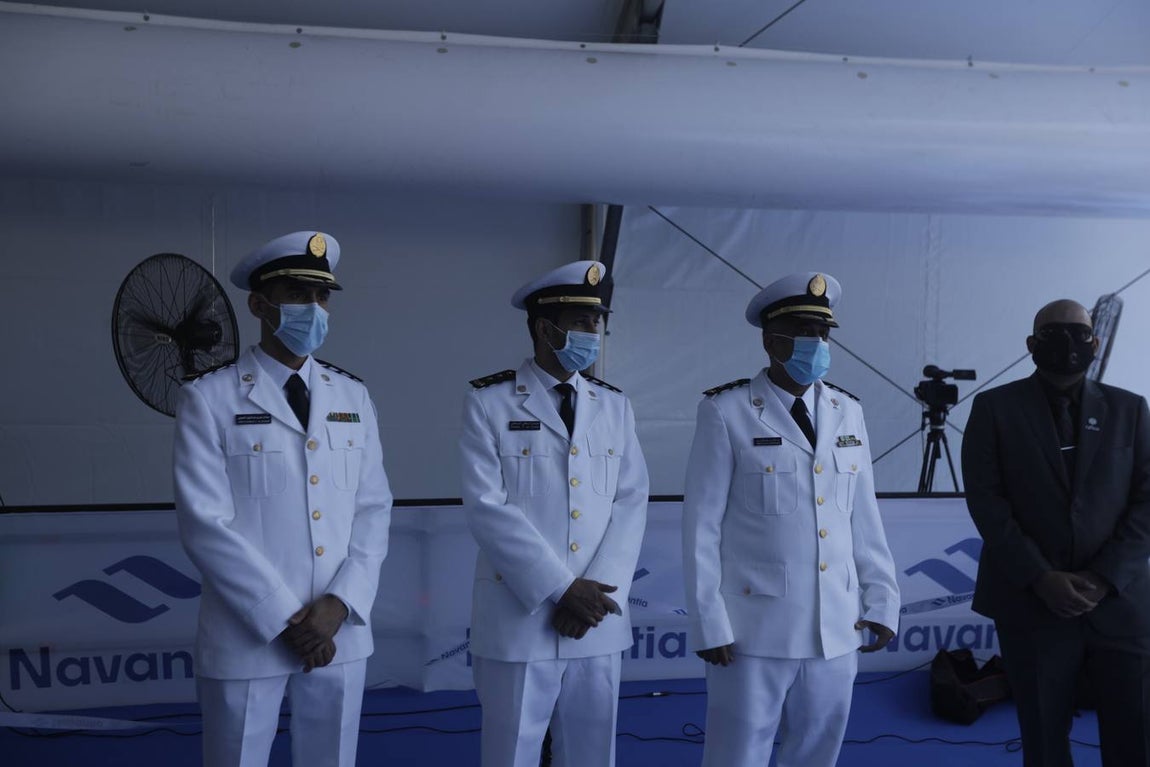 FOTOS: Botadura de la primera corbeta saudí en Navantia San Fernando