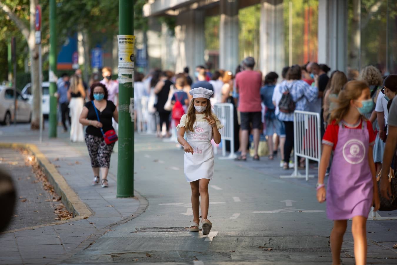 En imágenes, el casting de «MasterChef Junior» en Sevilla