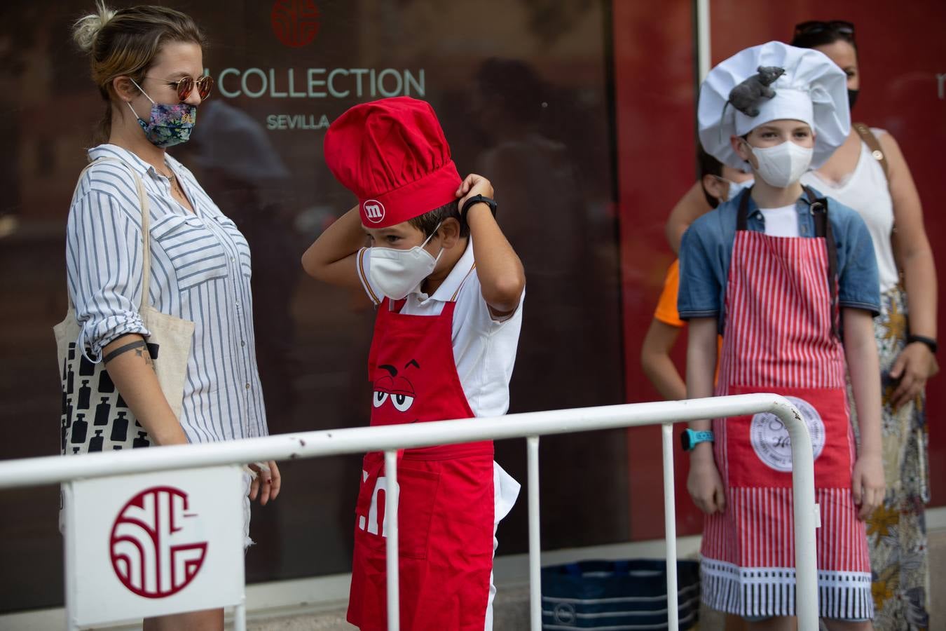 En imágenes, el casting de «MasterChef Junior» en Sevilla