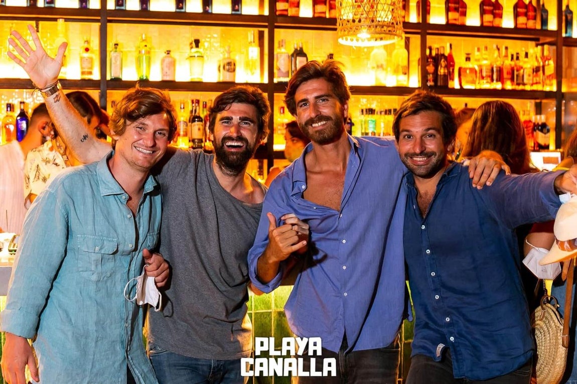 Pedro Ximénez, Jose Luis de Andrés, Miguel Velasco y Gonzalo Ximénez.. 