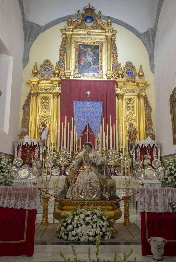 Las imágenes de la Pastora de Santa Marina tras su restauración