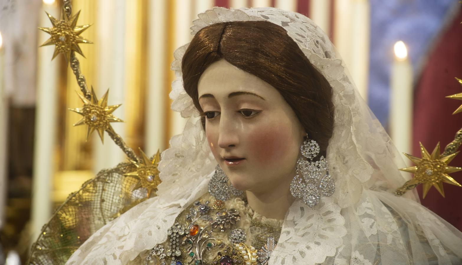 Las imágenes de la Pastora de Santa Marina tras su restauración