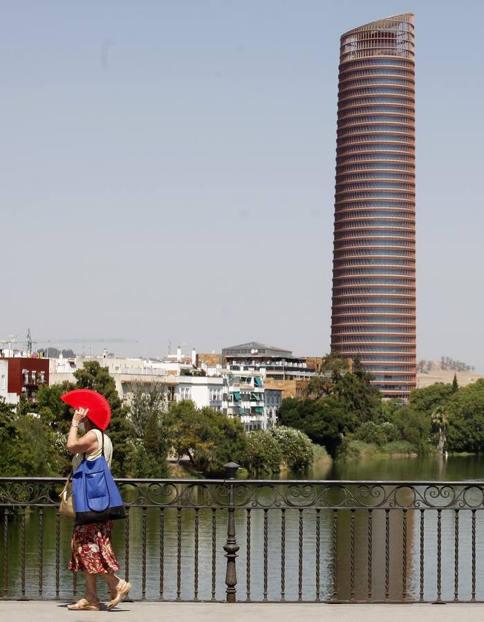 Un fin de semana de excesivo calor en Sevilla