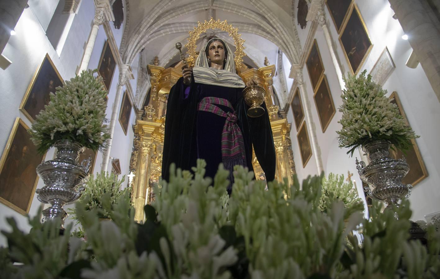 Las imágenes del acto de veneración de Santa Marta