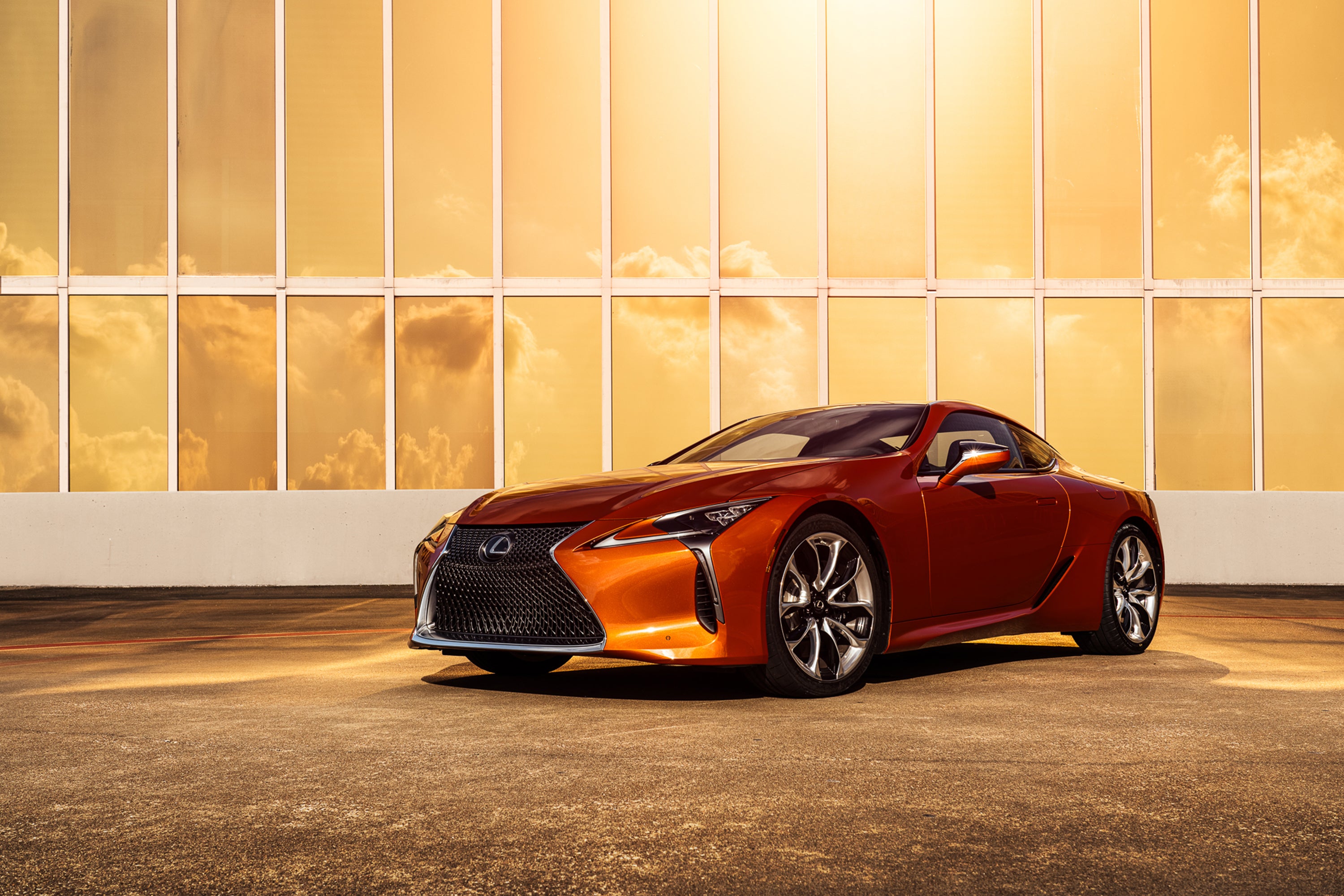 Fotogalería: Lexus LC 500h Naranja Carnelian