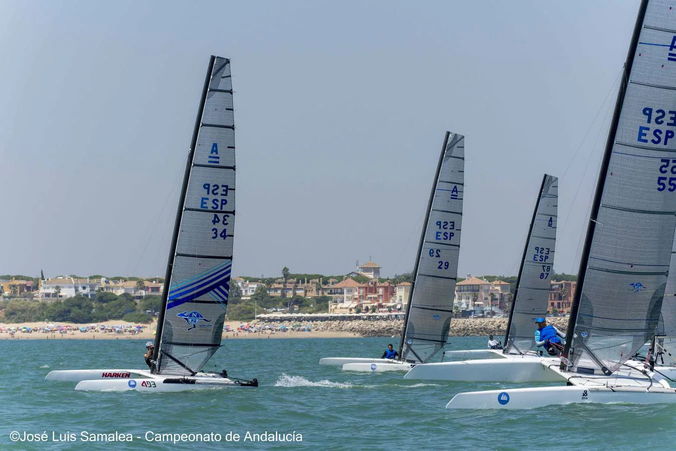 Mentidero: Fotos del Campeonato de Andalucía de Catamarán en la Bahía de Cádiz