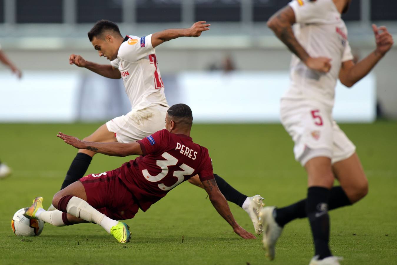 Las mejores imágenes del Sevilla FC - AS Roma de octavos de final