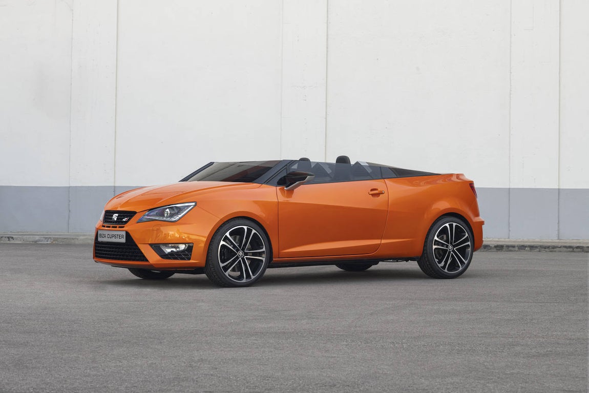 Ni siquiera en 2014, con la llegada del SEAT Ibiza Cupster –con una visera en lugar de parabrisas- se dieron nunca las condiciones para que SEAT pusiera un modelo descapotable en producción después de aquél SEAT 850 Spyder de 1969