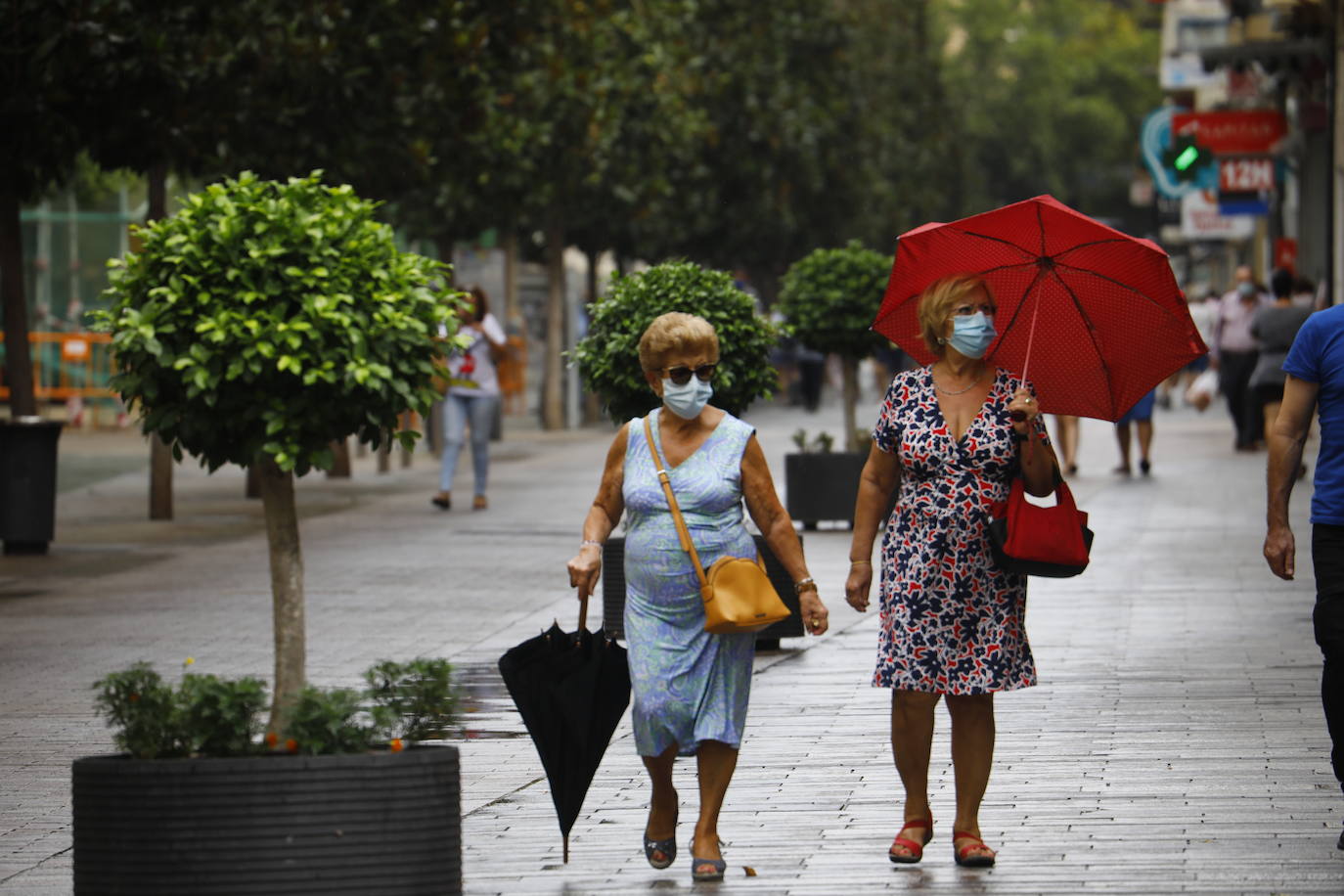 El lluvioso lunes en Córdoba, en imágenes