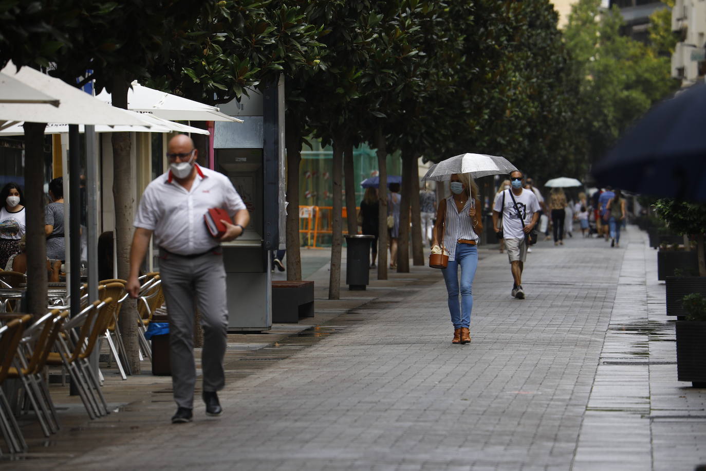 El lluvioso lunes en Córdoba, en imágenes