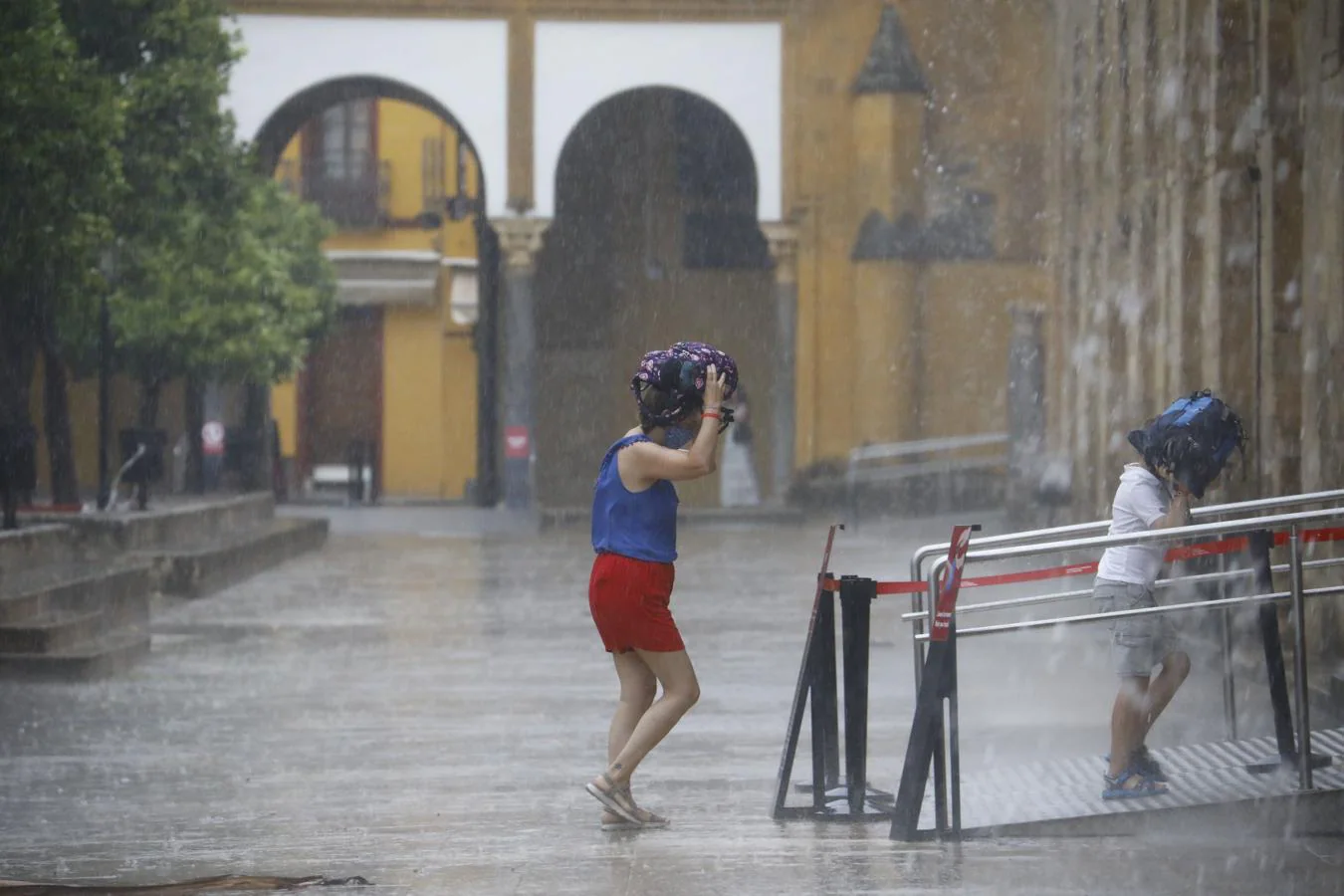 En Córdoba llovió con intensidad. 