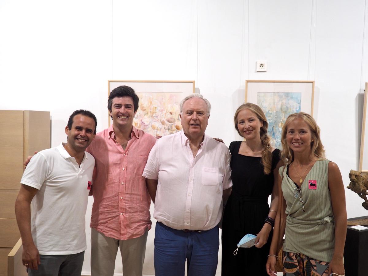 Manuel Rezola, Álvaro Basa, Tomás Osborne, Lupe Osborne y Marina Díez. 