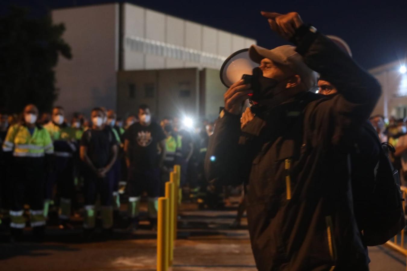 FOTOS: Indignación y preocupación entre los trabajadores del Metal