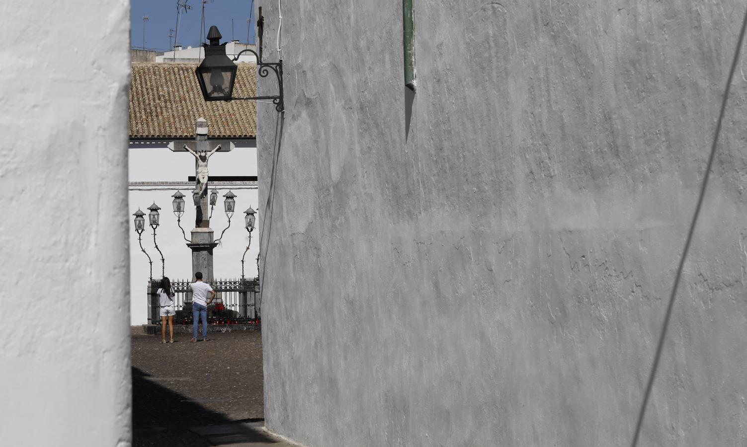 La plaza de Capuchinos en estado previo de remodelación, en imágenes: