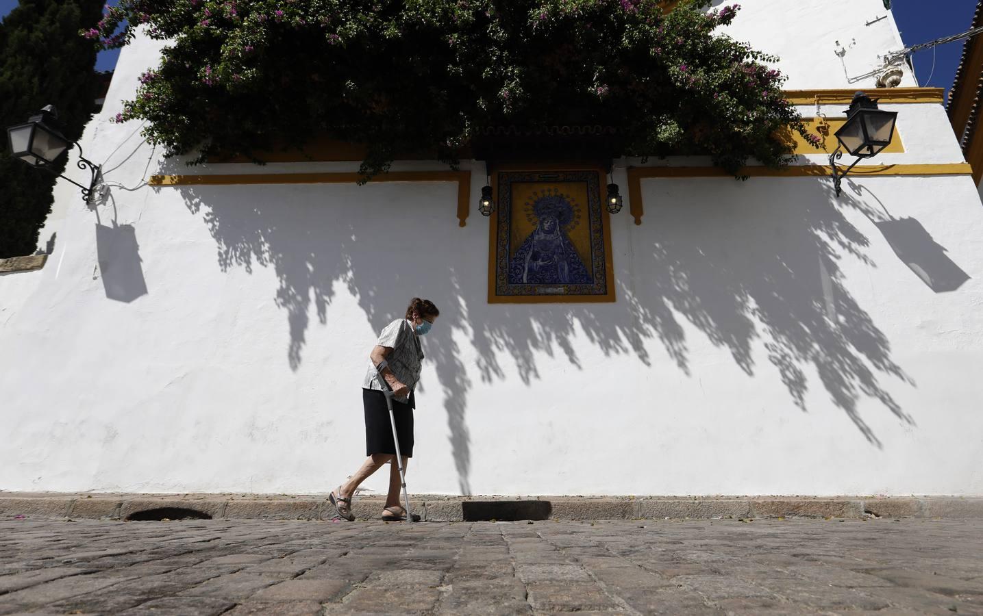 La plaza de Capuchinos en estado previo de remodelación, en imágenes: