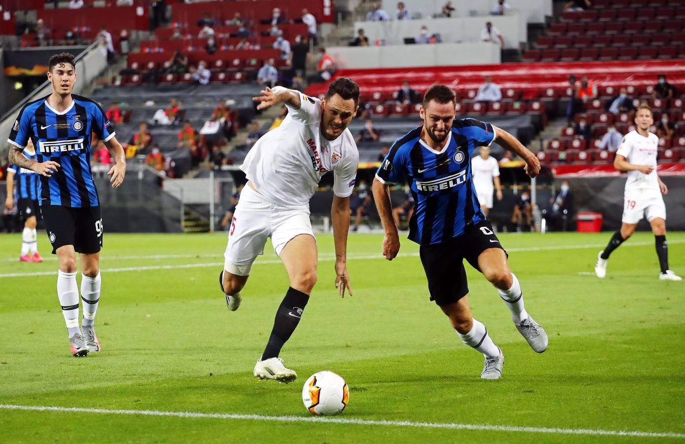 Las mejores imágenes de la final de la Europa League entre el Sevilla F.C. y el Inter de Milán