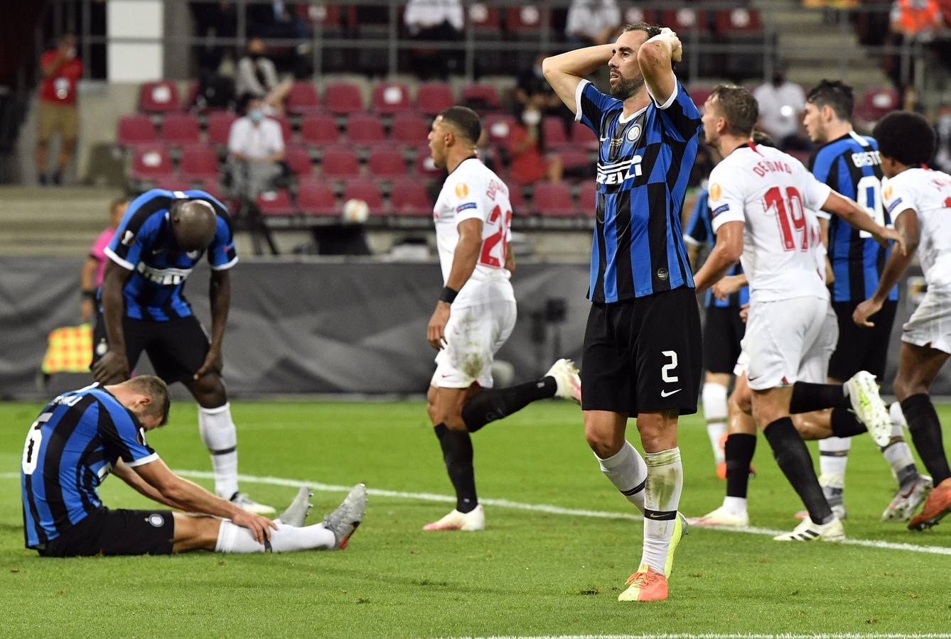 Las mejores imágenes de la final de la Europa League entre el Sevilla F.C. y el Inter de Milán