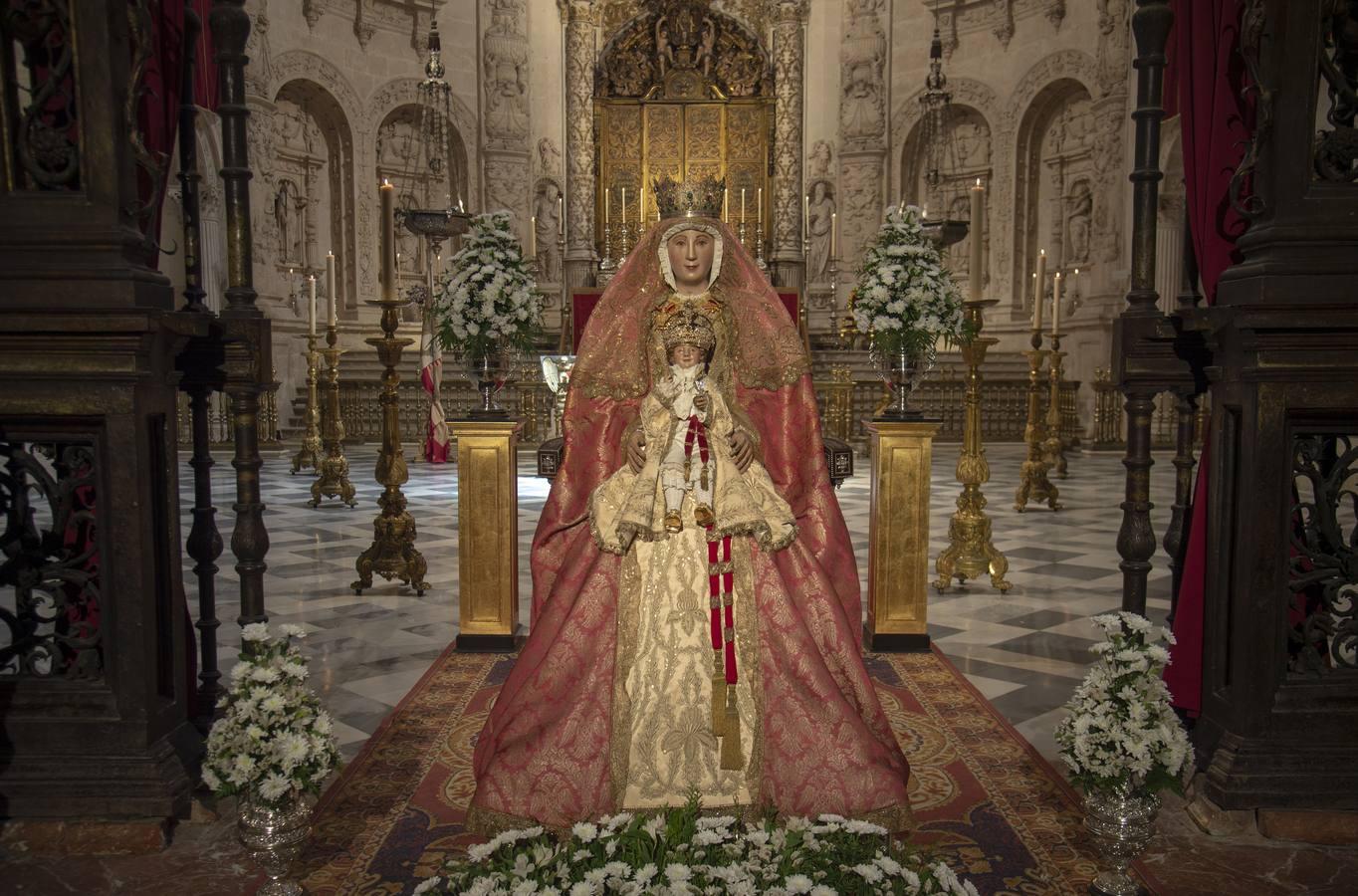 Imágenes del segundo «besamanos» de la Virgen de los Reyes