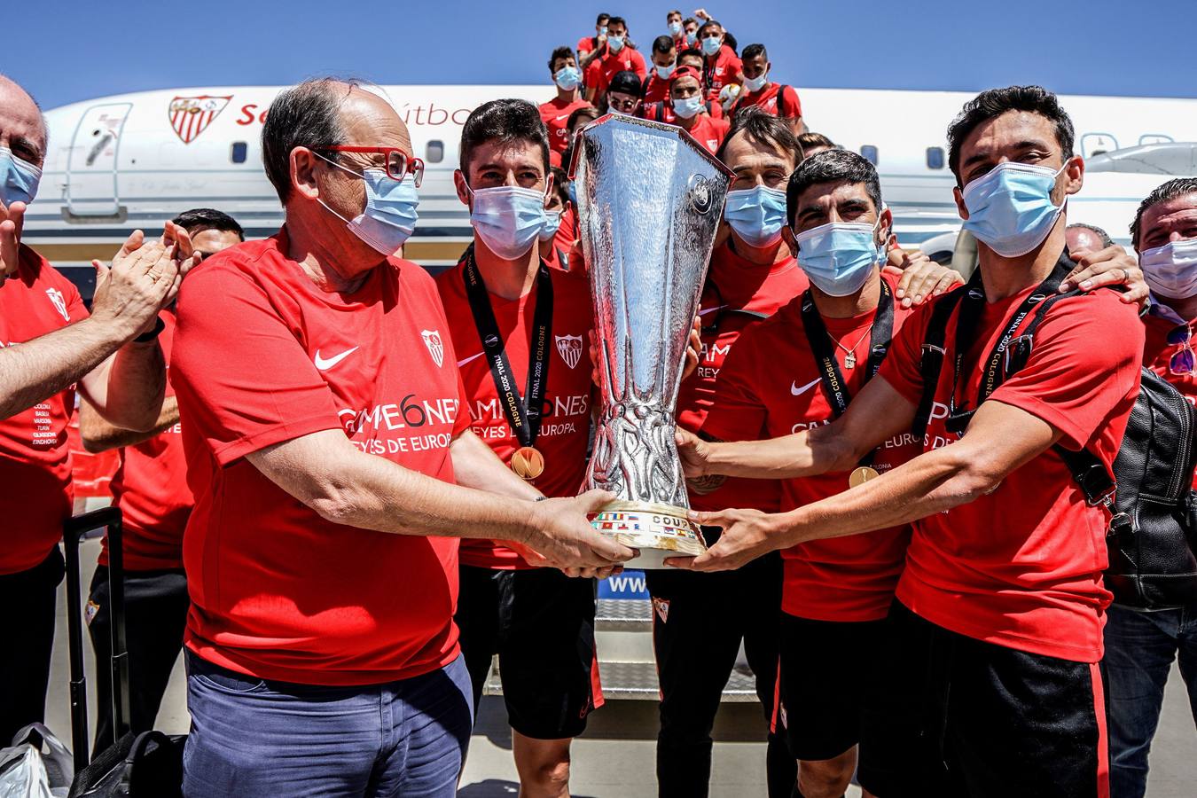 La Liga Europa ya está en Sevilla, en imágenes