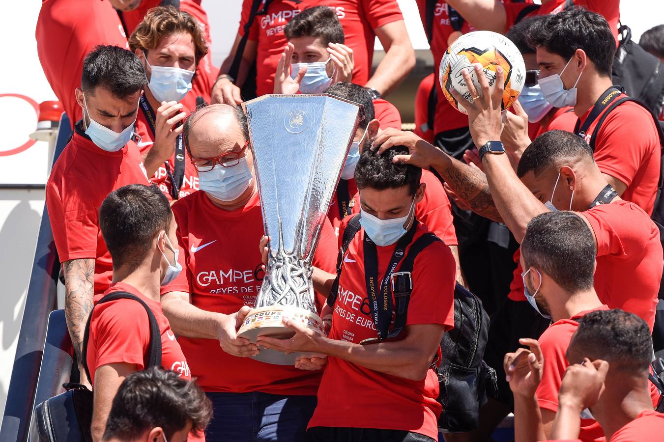 La Liga Europa ya está en Sevilla, en imágenes