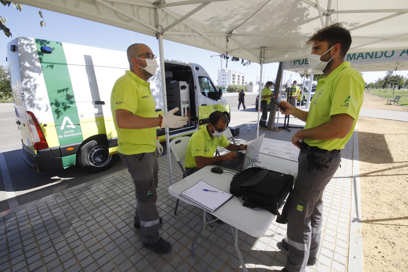 La búsqueda del anciano desaparecido en Córdoba, en imágenes