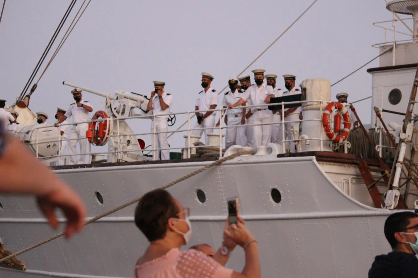 FOTOS: Elcano inicia su XCIII Crucero de Instrucción en homenaje a la primera vuelta al mundo
