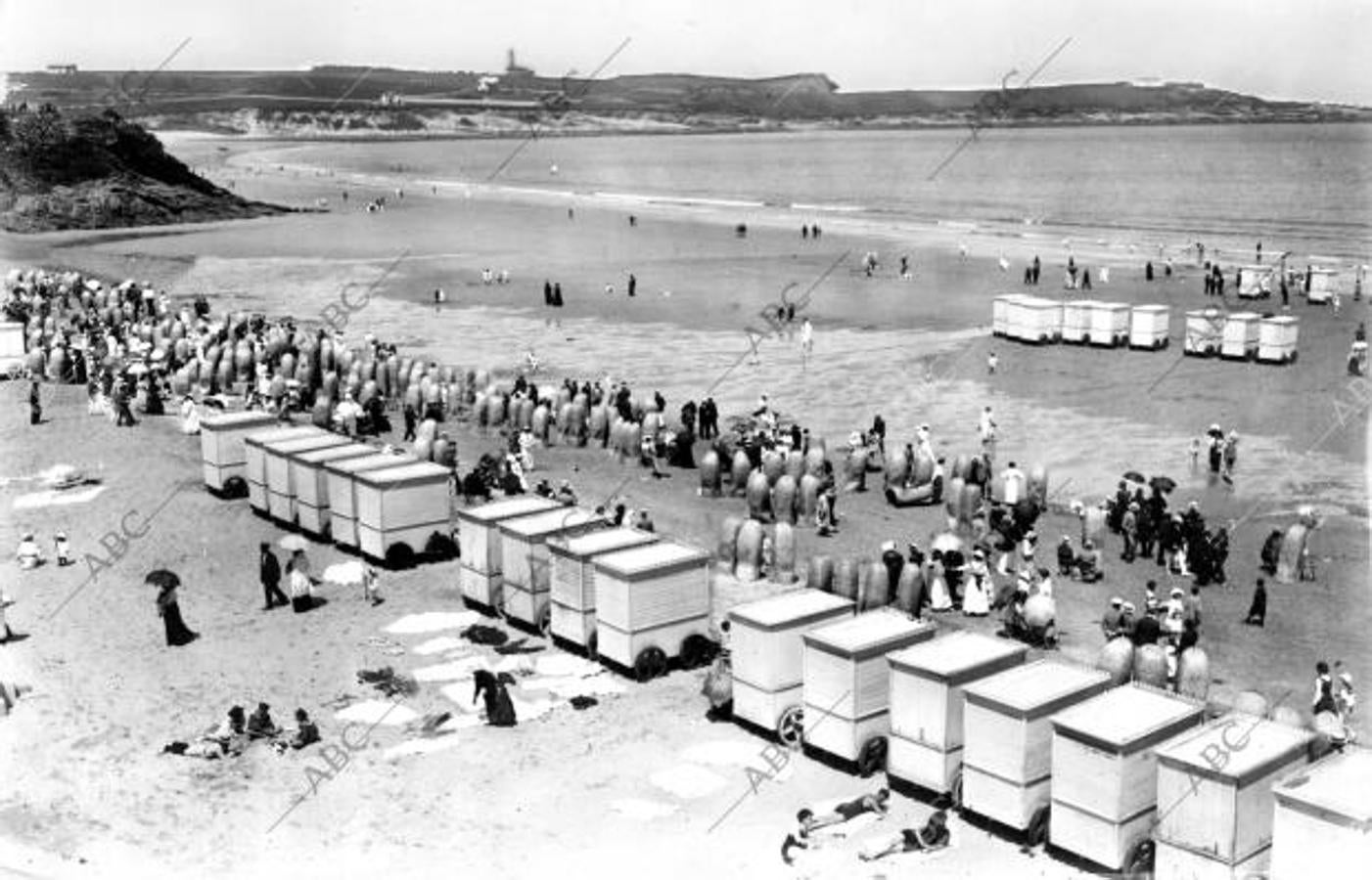 Las playas españolas hace un siglo