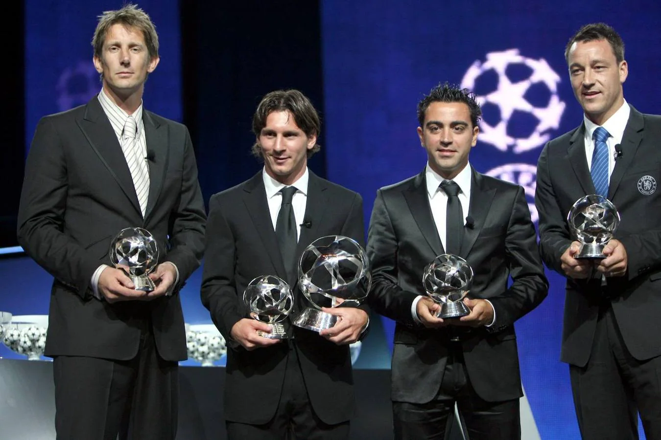 Messi fue premiado el 27 de agosto de 2009 como el mejor jugador de la temporada anterior por la UEFA en un acto celebrado en Montecarlo (Mónaco). También recibió el galardón al máximo goleador de la Liga de Campeones 2008/09.. 