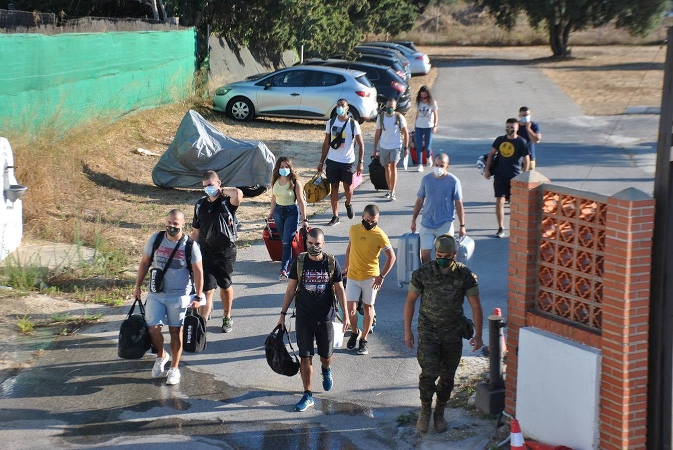 FOTOS: Más de 420 aspirantes a militares se incorporan a Camposoto en un ciclo marcado por el Covid-19