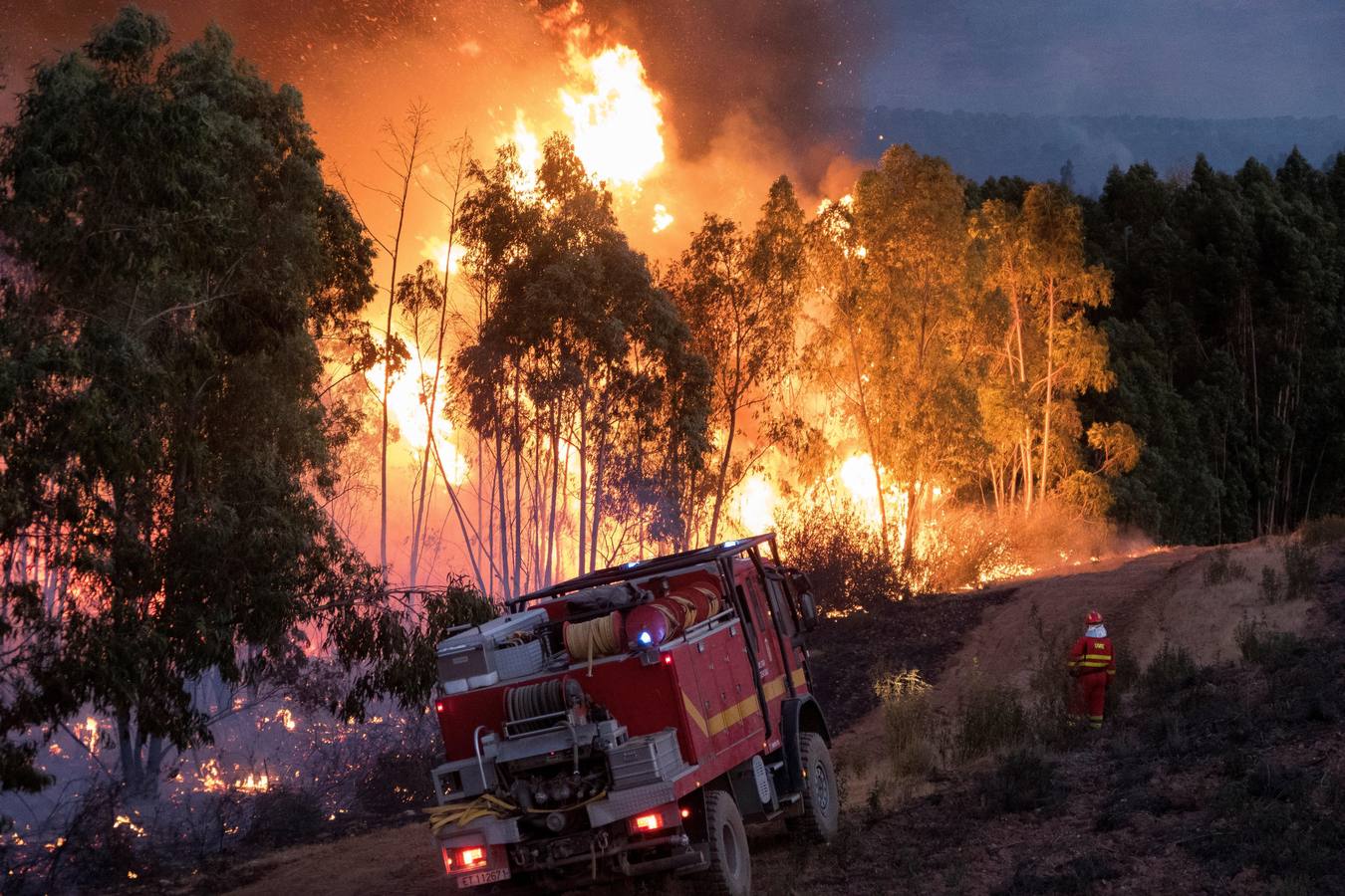 Incendio en la Sierra de Huelva: en imágenes, el día después de un fuego devastador