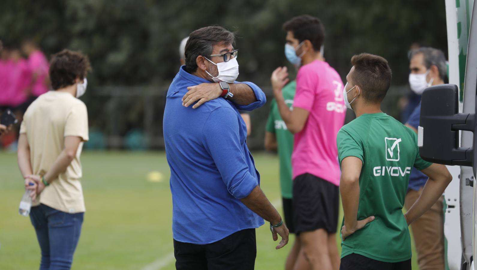 La vuelta de Bernardo Cruz al Córdoba CF y la incorporación de Ortiz, en imágenes