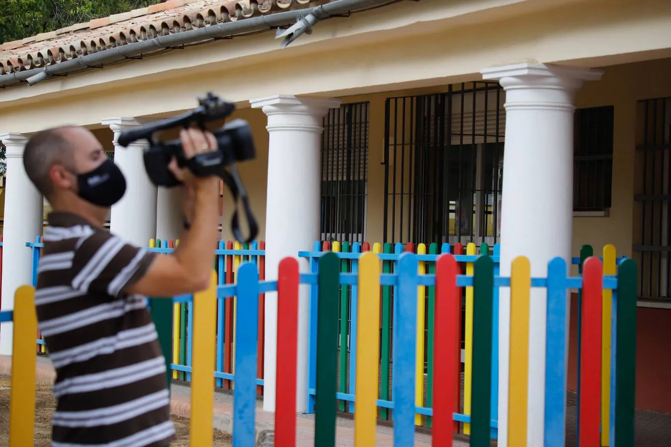 Los niños vuelven a las guarderías de Córdoba tras su reapertura, en imágenes