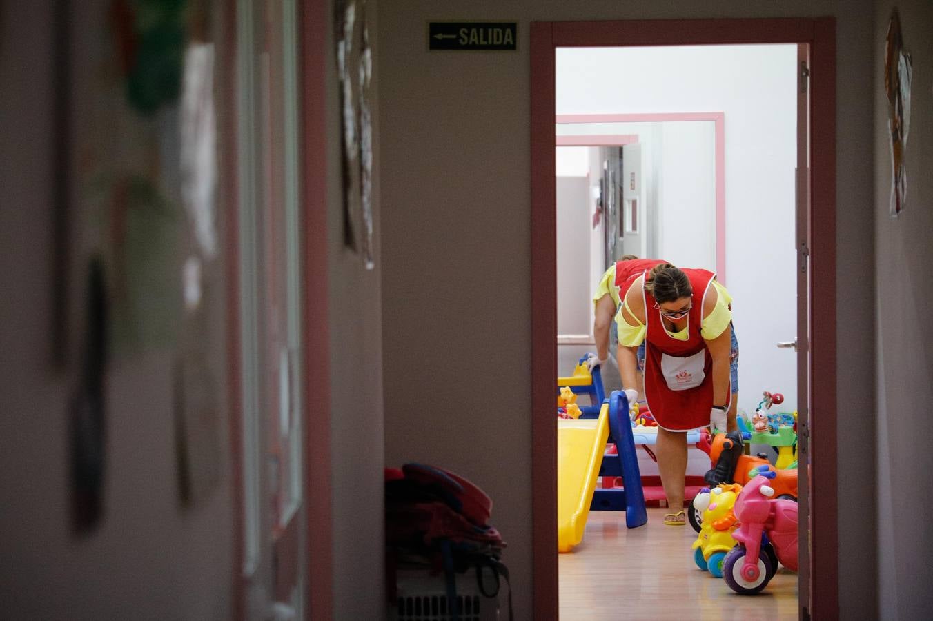 Los niños vuelven a las guarderías de Córdoba tras su reapertura, en imágenes