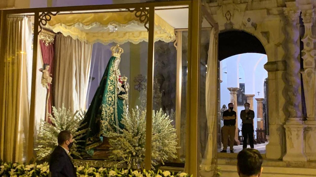 La «Bajá» de la Virgen de la Sierra de Cabra, en imágenes