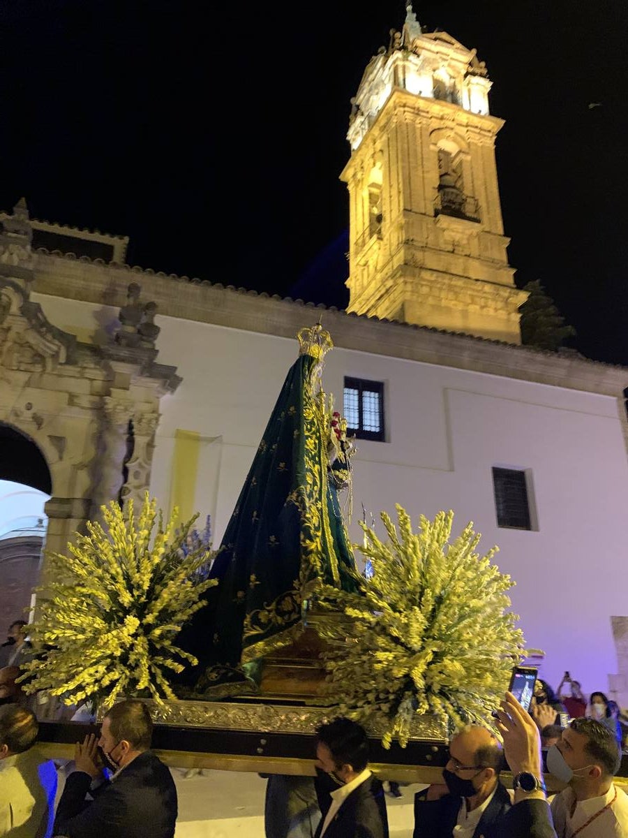 La «Bajá» de la Virgen de la Sierra de Cabra, en imágenes