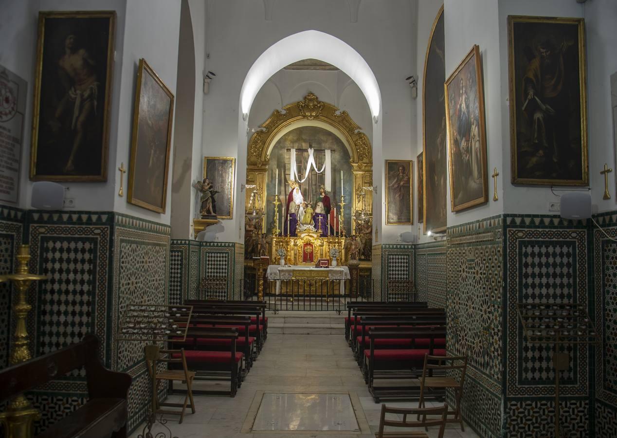 La capilla de la Quinta Angustia sin el Señor del Descendimiento