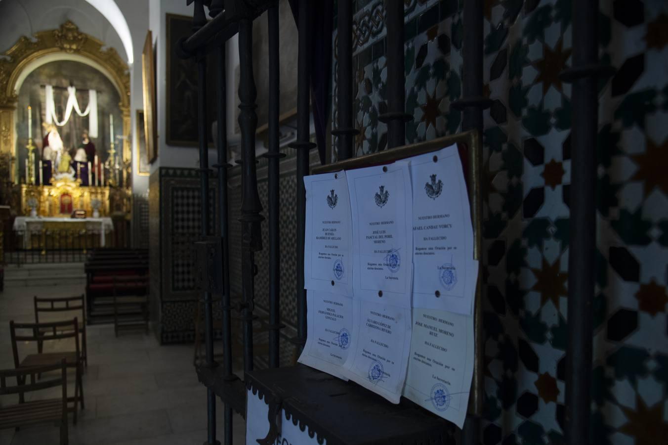 La capilla de la Quinta Angustia sin el Señor del Descendimiento