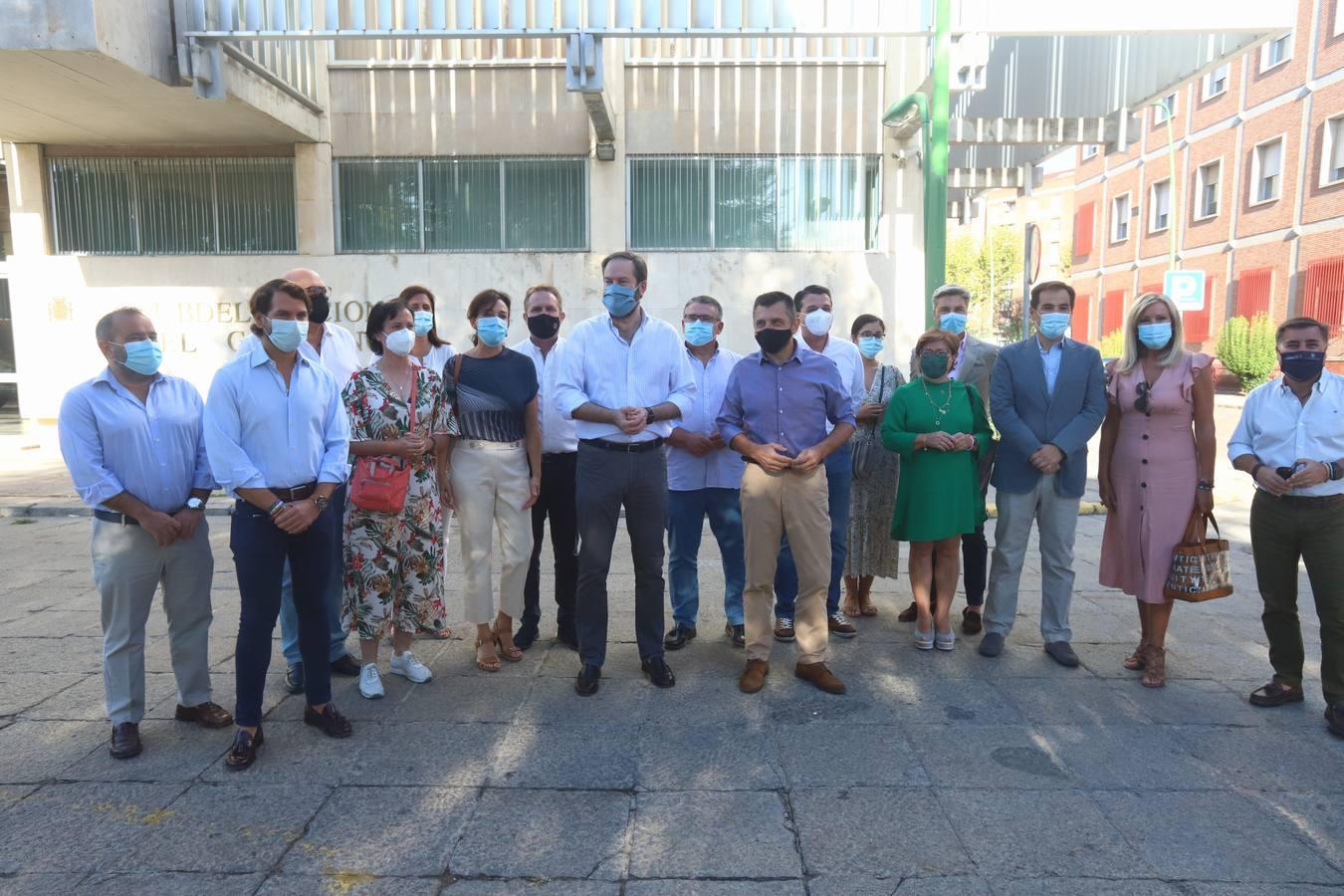 La protesta de los alcaldes del PP de Córdoba, en imágenes