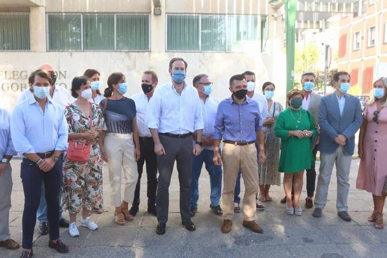 La protesta de los alcaldes del PP de Córdoba, en imágenes